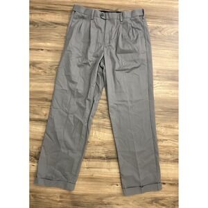 Craft & Borrow Mens Dress Pants Size 34x32 Gray Boot Cut
